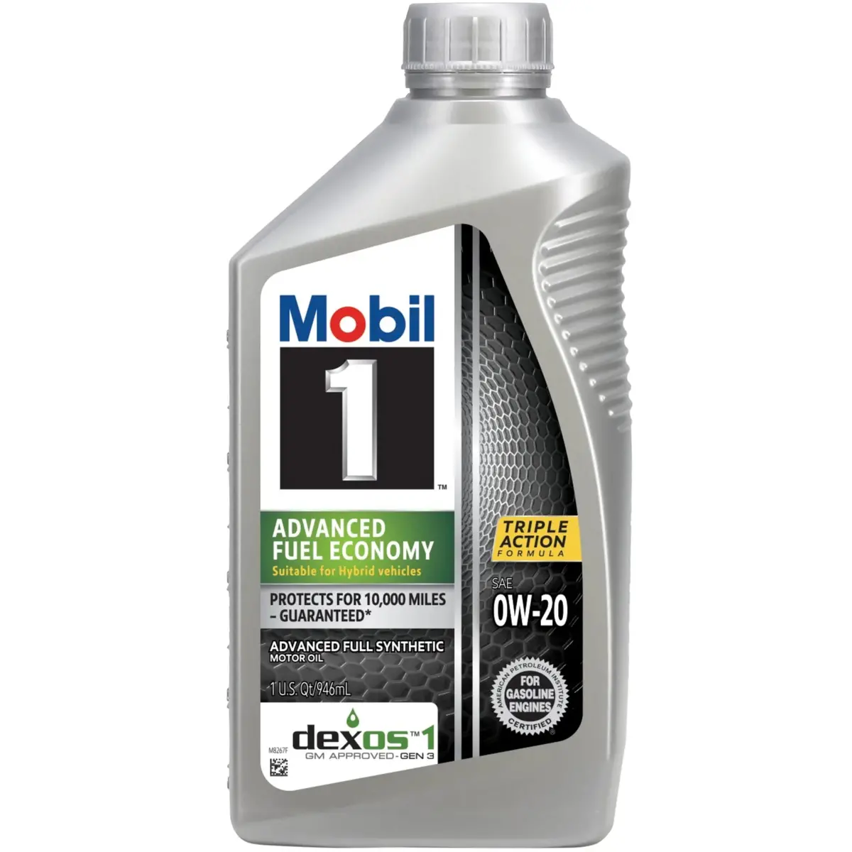 Mobil 1™ Advanced Fuel Economy 0W-20 Mob124184 Qt / Mob124185 Gl 1