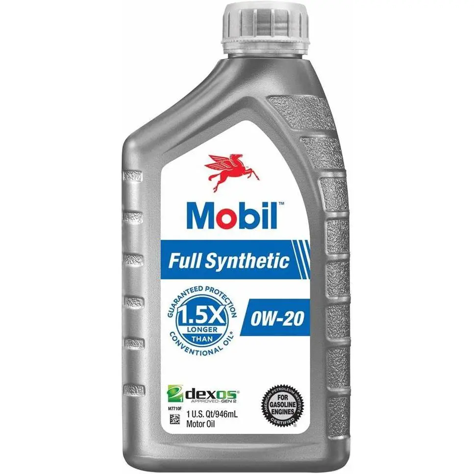 Mobil 1™ Full Synthetic 0W-20 Mob125197 Qt 1