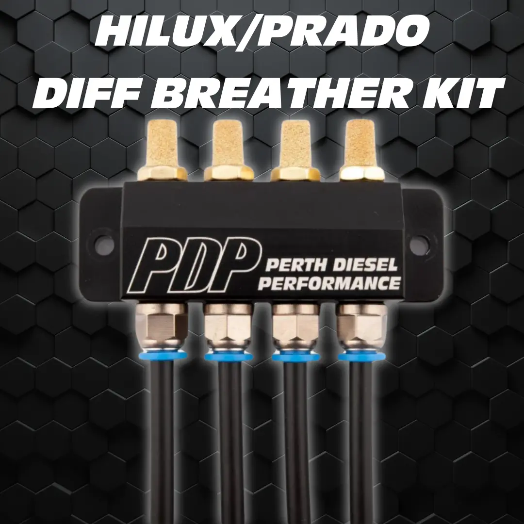 Hilux N80 | Prado 150 Series  | Pdp Diff Breather Kit 1