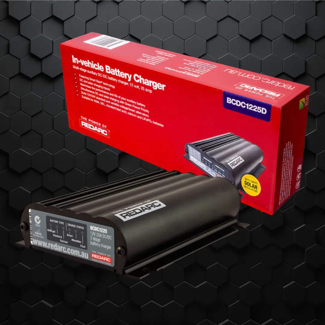 Redarc | Bcdc1225d | Dual Input 25Amp Solar Ready | 1225 Dc Charger 1