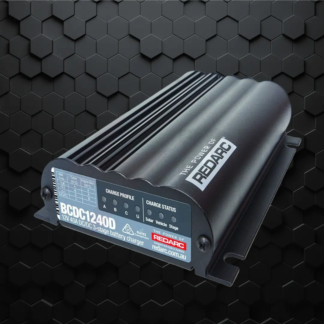 Redarc | Bcdc1240d | Dual Input 40Amp Solar Ready | 1240 Dc Charger 1