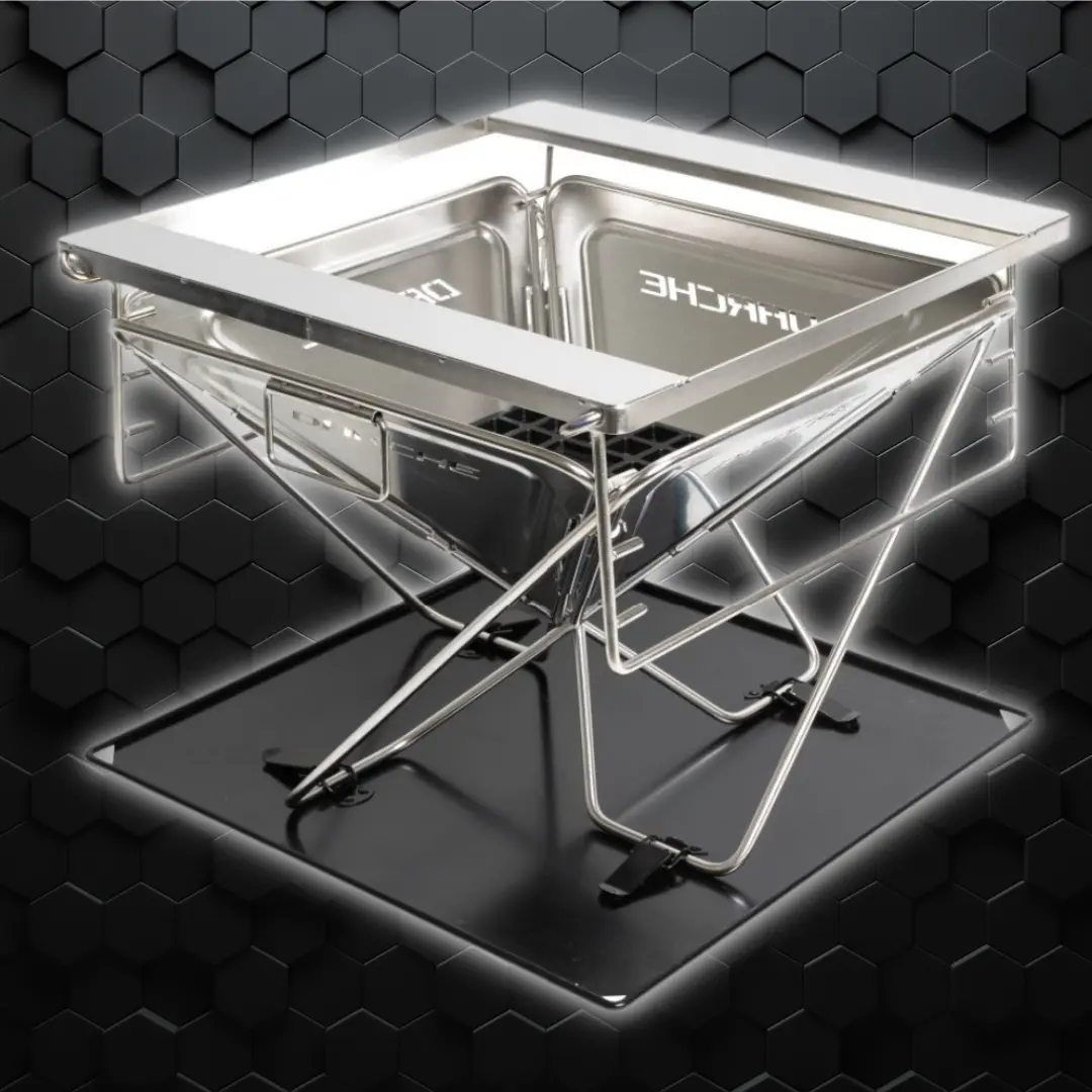 Darche Stainless Steel Bbq 450 Firepit 1