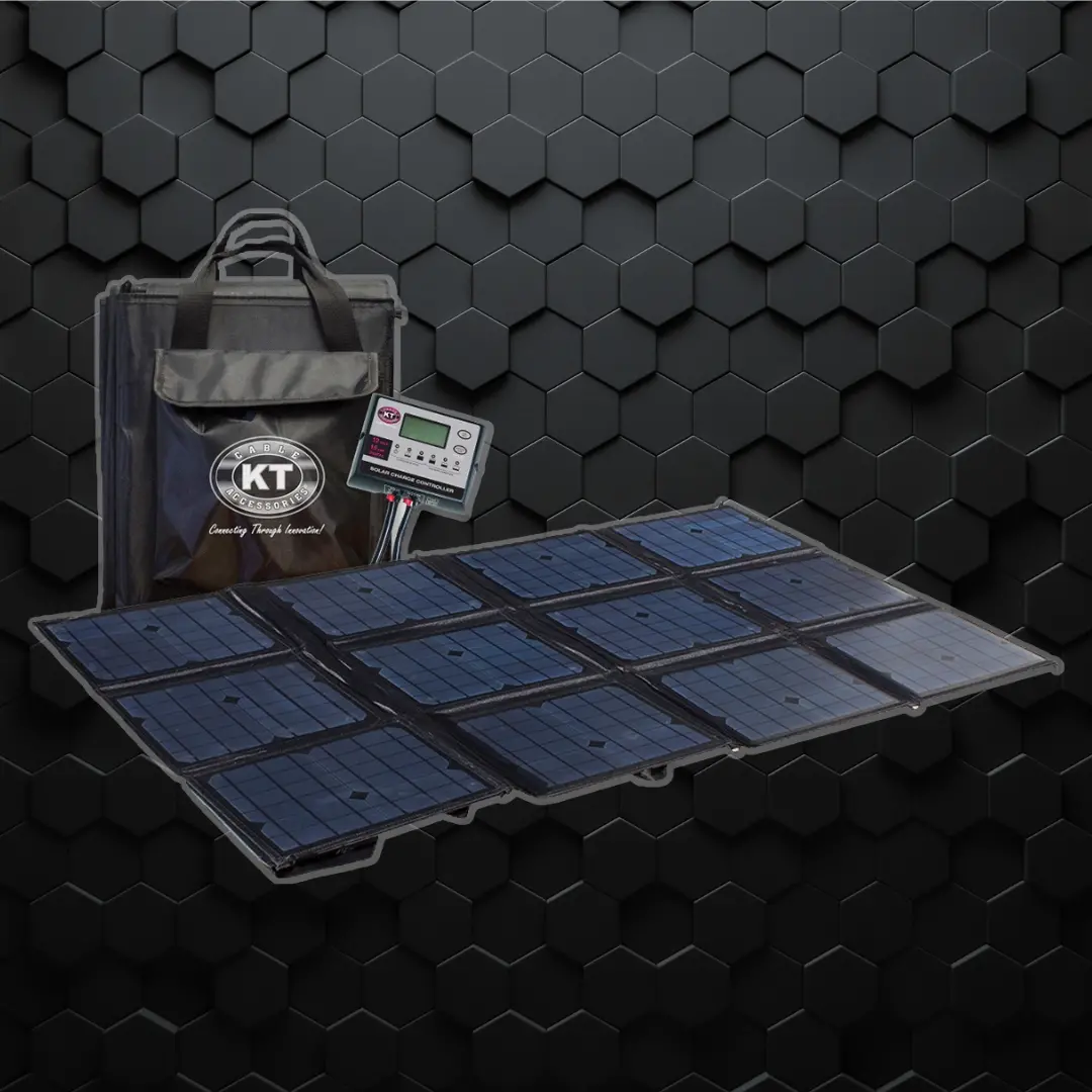 Kt Solar | 200 Watt | 12V Portable Solar Folding Blanket 1