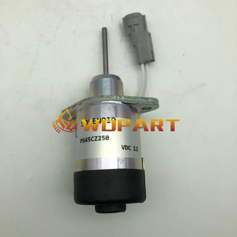 12V Fuel Speed Solenoid 25-38773-00 Ps45cz250 For Kubota V2203 Carrier Transicold Ct4 Engine 2