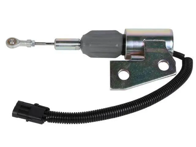 12V Fuel Shut Off Solenoid J991167 87420952 For Case Loader 60Xt 70Xt New Holland Lv80 U80 1