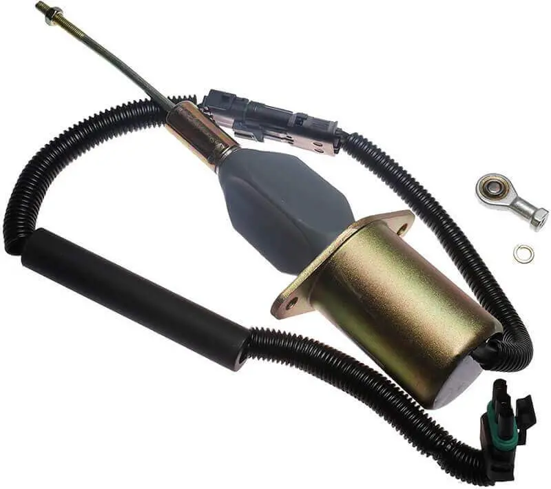 Re54747 Fuel Shutoff Solenoid 24V For John Deere 770C 770Ch And 772Ch Engine Graders 330Lc 330Lcr 770C 1