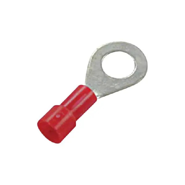 Ring Terminals Red - 22-18 Awg Vinyl Insulated, #8 Stud #2001L 1