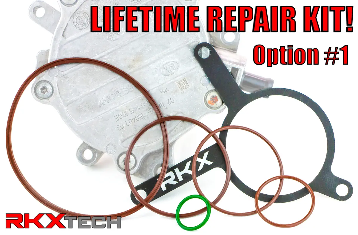 Rkx Vw & Audi 2.0T Fsi Vacuum Pump Reseal / Rebuild Kit 2.0 T Mkv, B7, 8P, B7 2