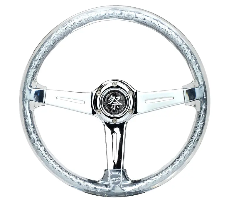 Nrg Steering Wheel -  'Matsuri' 350Mm Acrylic - Rst-027Ch-Cl 1