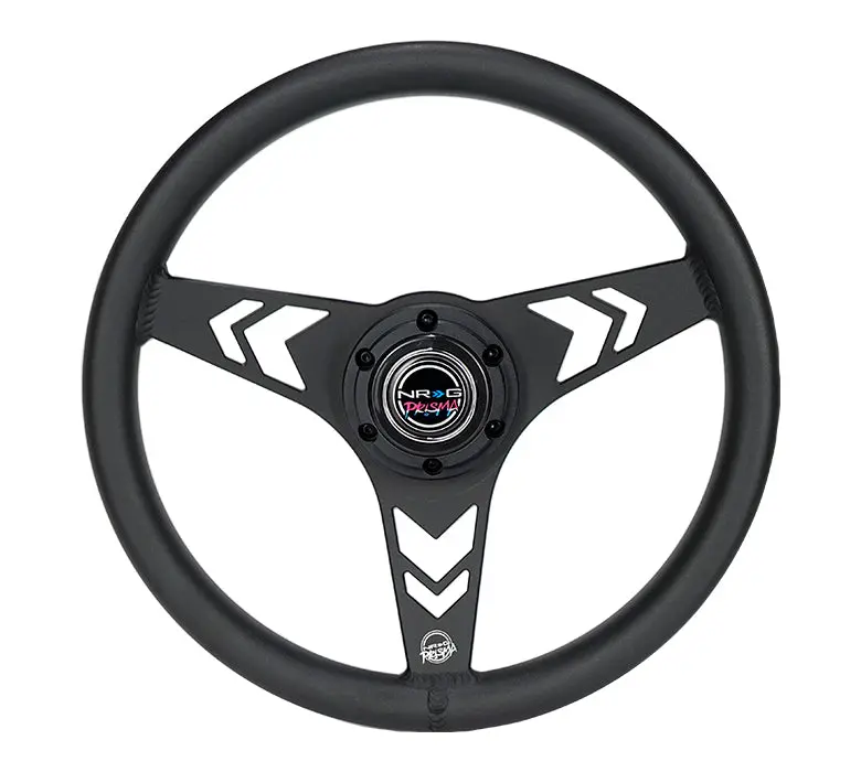 Prisma Lab Arrow-Cutout 330Mm Aluminum Steering Wheel | Rst-070-Bk | Black 1