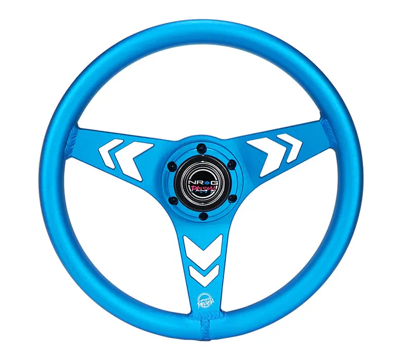 Prisma Arrow-Cutout 330Mm Aluminum Wheel - Ergo Grip, Anodized Blue - Rst-070-Bl 1
