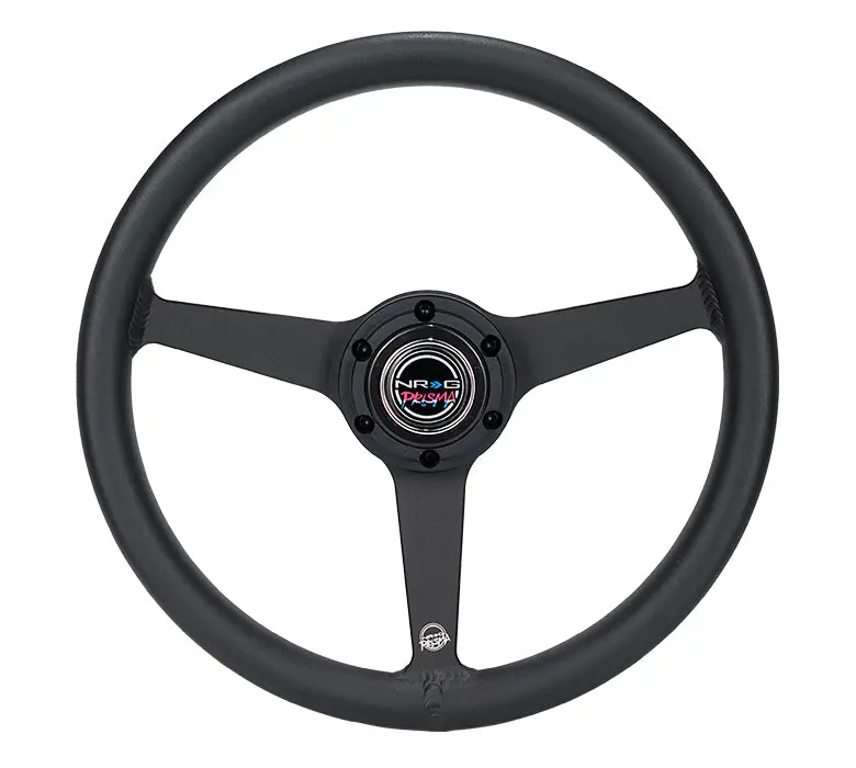 Solid Heritage Spoke | 330Mm Anodized Black Heart Cutout Steering Wheel  | Rst-071-Bk 1