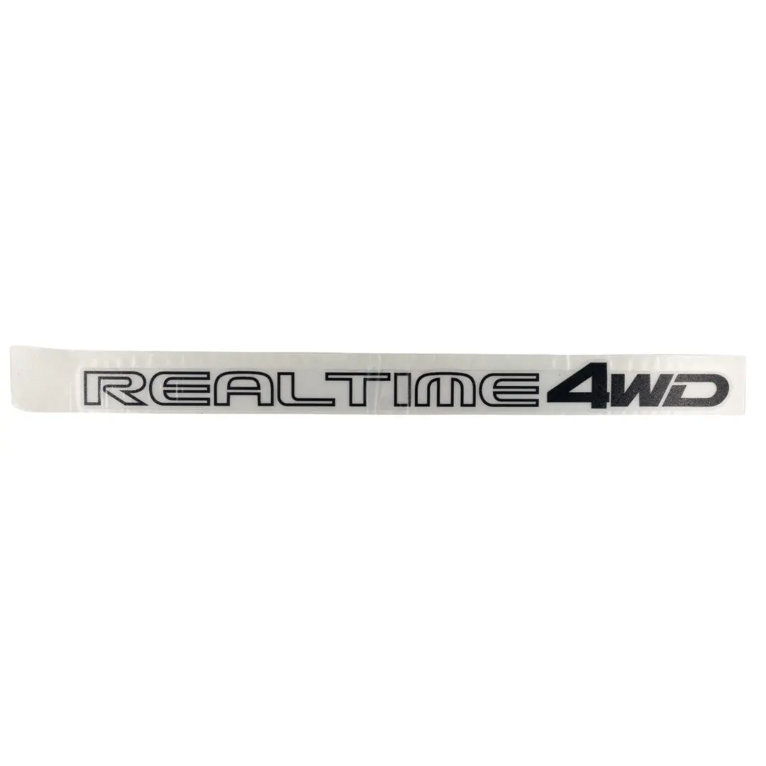 Realtime 4Wd Decal - Honda Acty Truck Ha3, Ha4 Models (1990-1999) - Oem Grey, White And Red - Premium Quality Mini Truck / Kei Truck Decal 1
