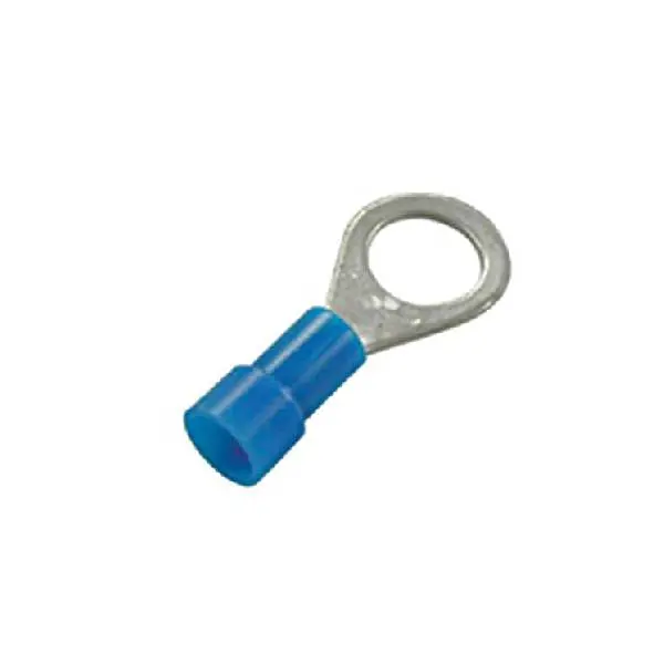 Ring Terminals - 16-14 Awg Vinyl Insulated - Blue #2007L 1