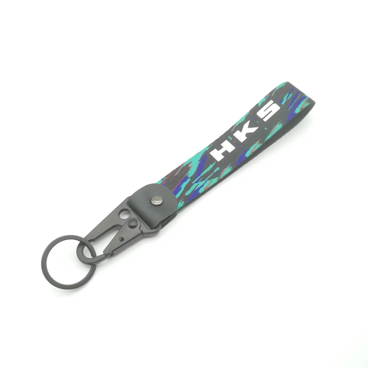 Hks Inspired Jdm Keychain - Durable Nylon Strap With Metal Buckle 1