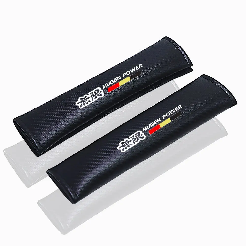 Mugen Power Seatbelt Covers | Black | Kei Truck Comfort Reinvented 1