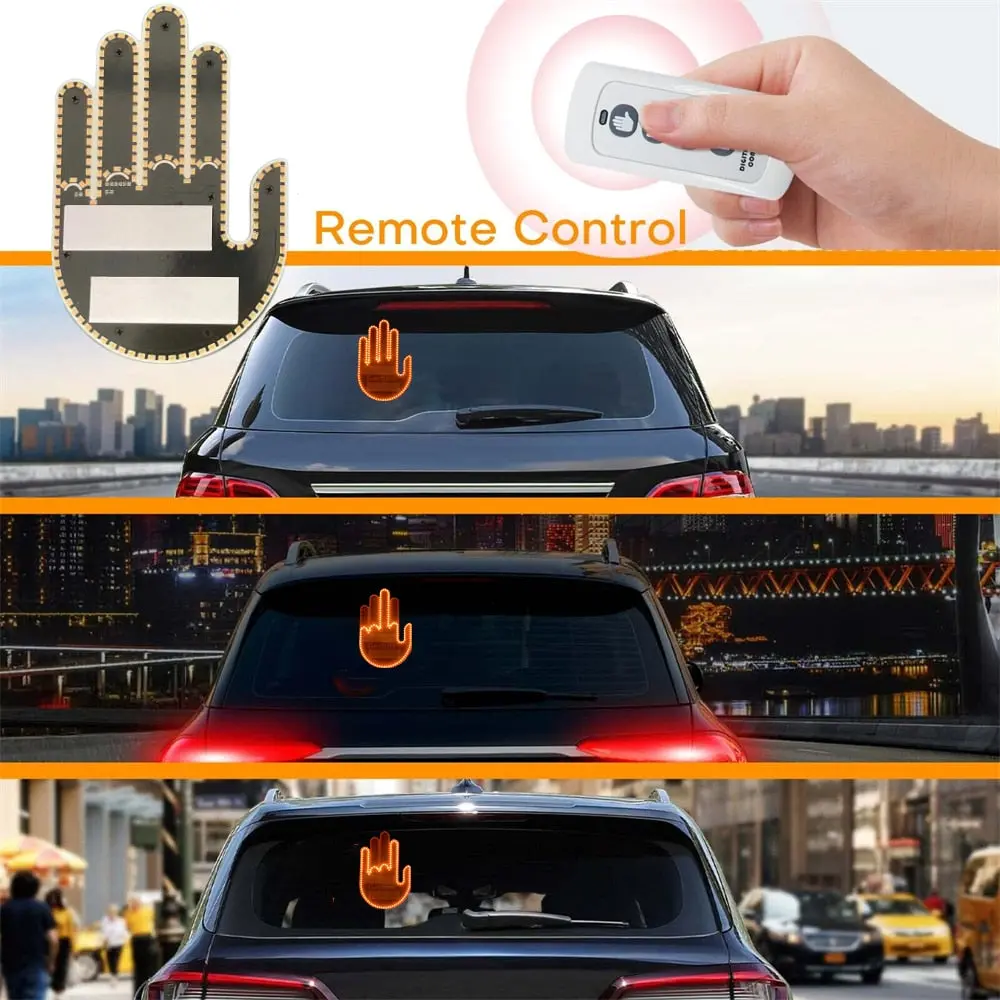 Oiwa Kei Truck Led Gesture Light: Expressive Road-Ready Signs With Remote 1