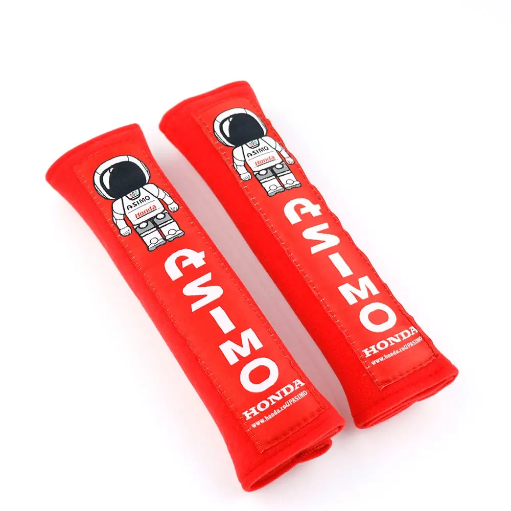 Asimo Seatbelt Covers | Red | Unrivaled Comfort & Style For Your Kei Truck 1