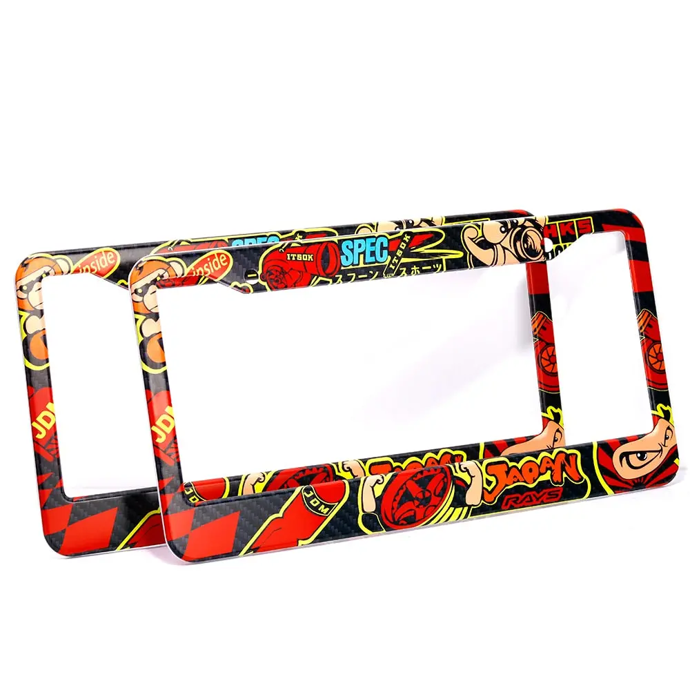 Jdm Graffiti License Plate Frame 1