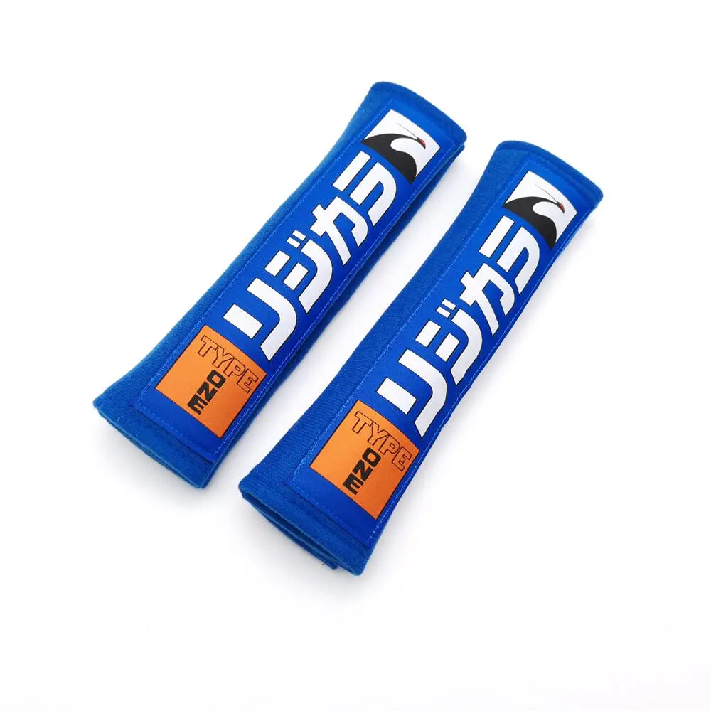 Spoon Sport Seatbelt Covers | Blue | Unrivaled Comfort & Style For Your Kei Truck 1