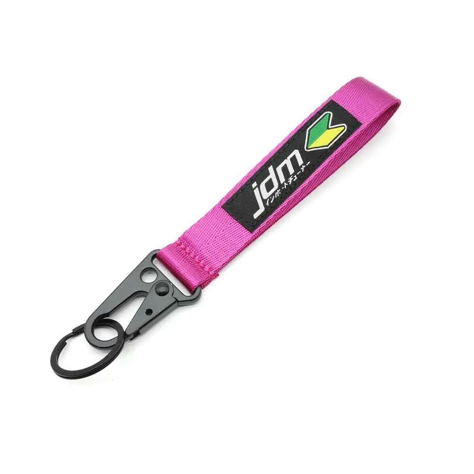 Jdm Inspired Keychain - Durable Nylon Strap With Metal Buckle 1