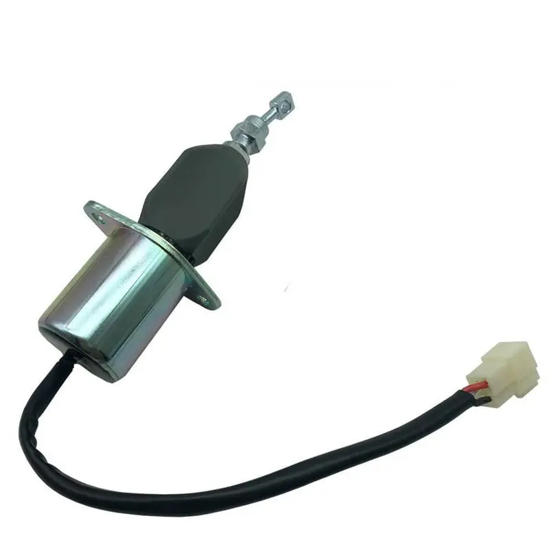 Stop Solenoid 1751Es Sa-4572-12-T For Kubota V2203 Engine Excavator Kx161-2 Kx101 1