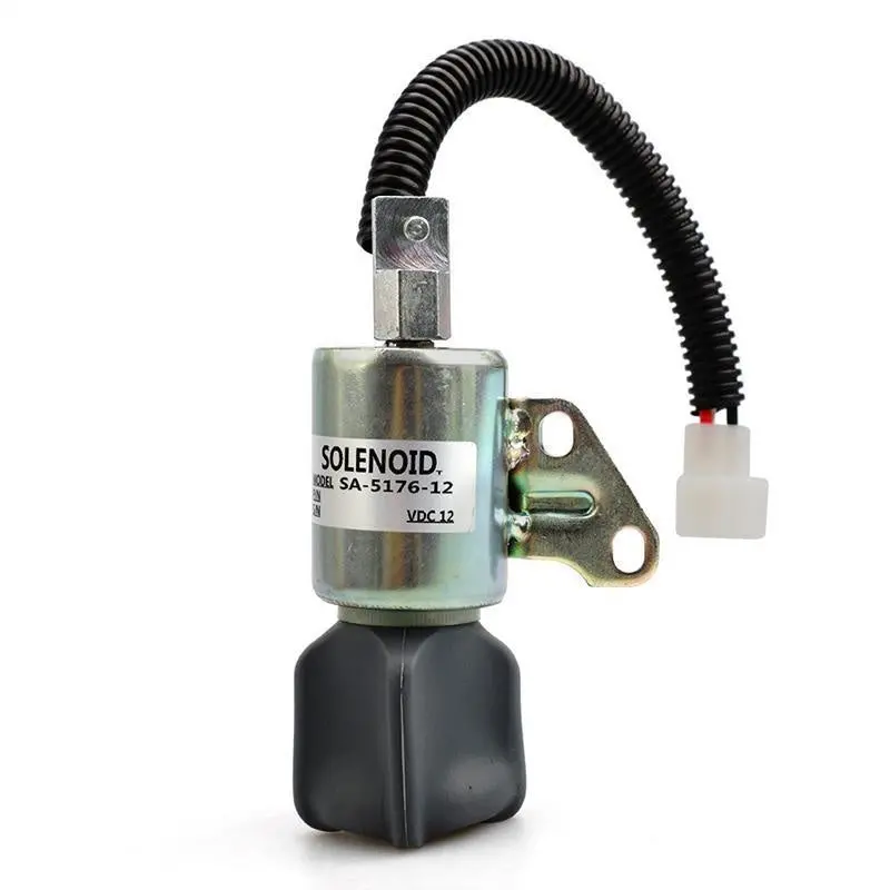 Fuel Shutoff Solenoid Sa-5176-12 Sa-4899-12 1756Es-12Suc5b1s5 12V For Kubota Diesel Engine D722 D902 Z482 1