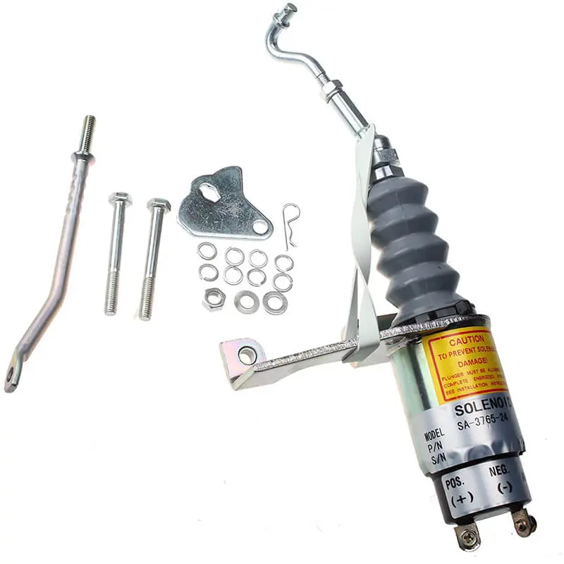 Sa-3765-24 Stop Solenoid Valve 24V For Cummins Deutz Bosch Perkins Excavator 1
