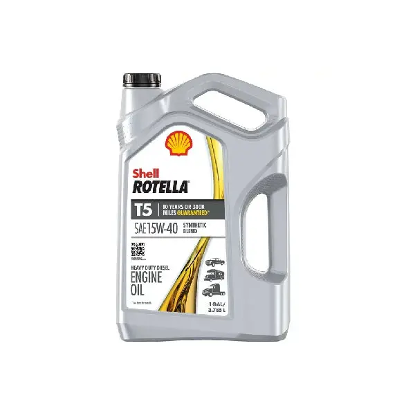 Shell Rotella T5 Synthetic Blend 15W40 4Qt Gallon # Sh550045348 1