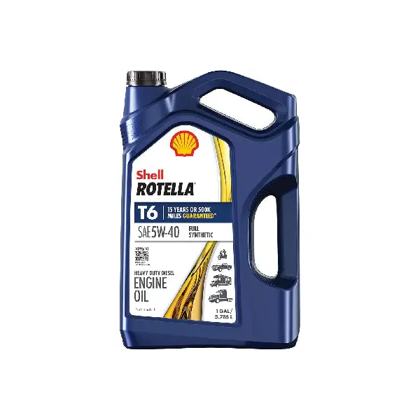 Shell Rotella T6 Full Synthetic 5W40 4Qt Gallon #Sh550045347 1
