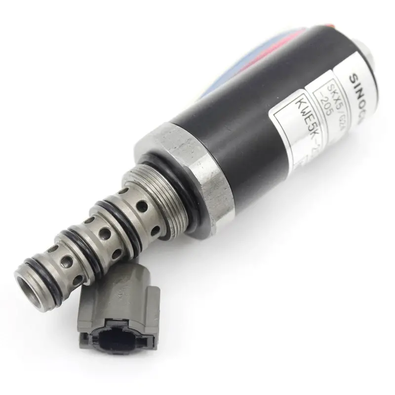 Skx5-G24-205 Kwe5k-20/G24d05 Solenoid Valve For Kato Excavator Hd820-3 Hd820-2 1