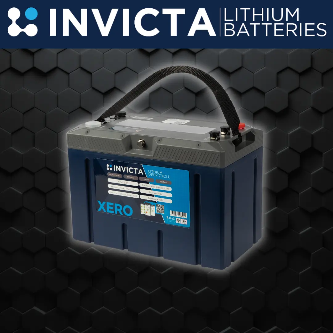 Invicta Xero 12V 100Ah| Snlx12v100bt|  Lifepo4 Battery (Bluetooth) 1
