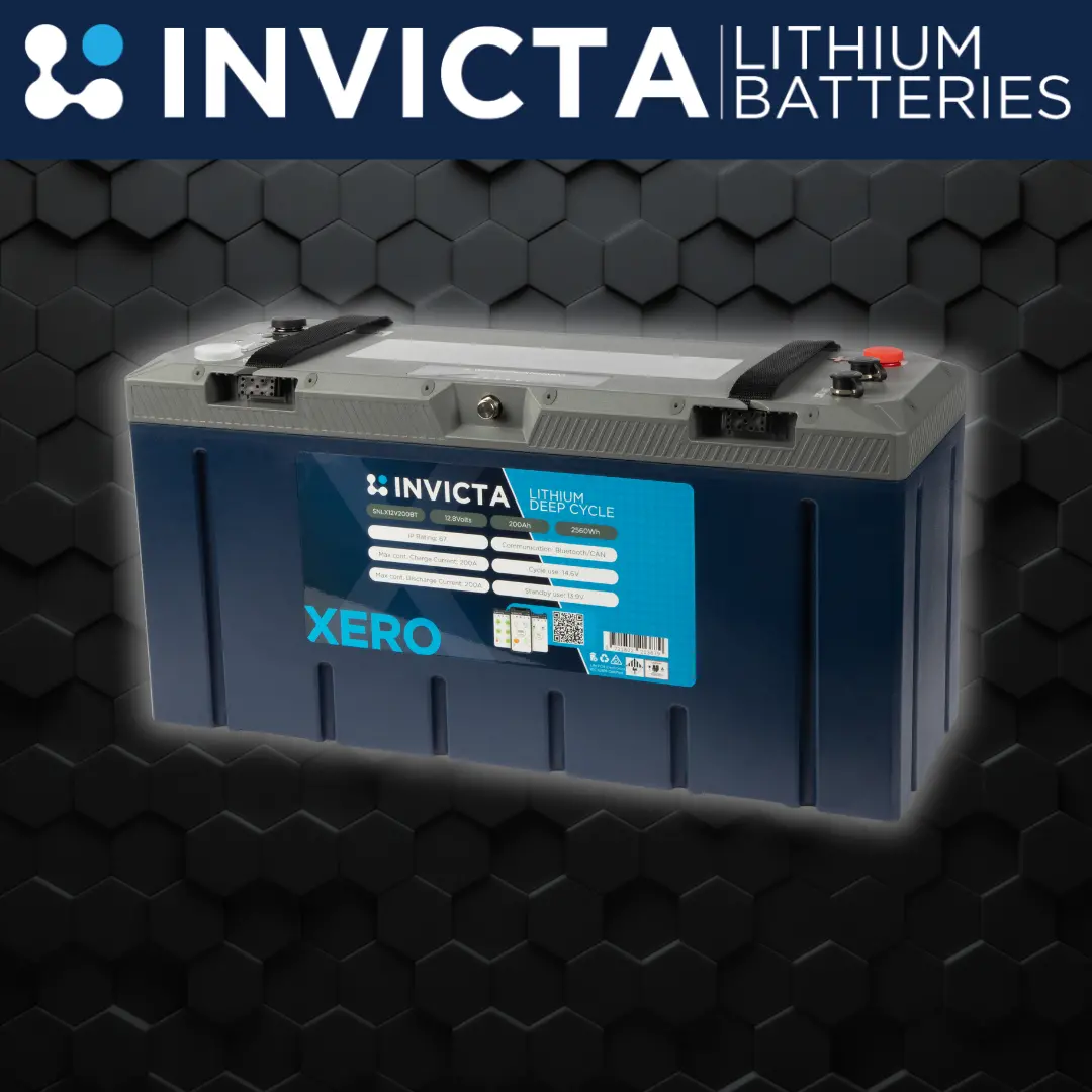 Invicta Xero 12V 200Ah | Snlx12v200bt| Lifepo4 Battery (Bluetooth) 1