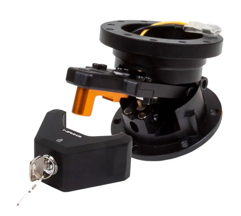 Nrg Steering Wheel Quick Tilt System With Lock - Black -  Srt-100Bk 1