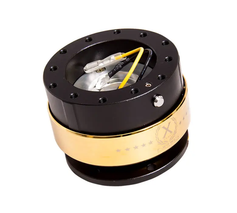 Nrg Quick Release - Black Body/Chrome Gold Ring - Gen 2.0 - Srk-200Bk-Cg 1
