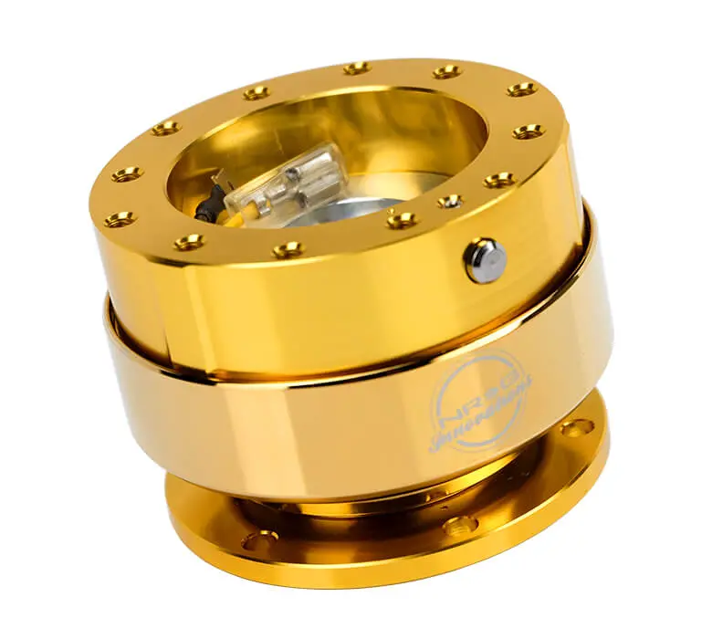 Nrg Quick Release Adapter - Gold Body/Chrome Gold Ring - Gen 2.0 - Srk-200Cg 1