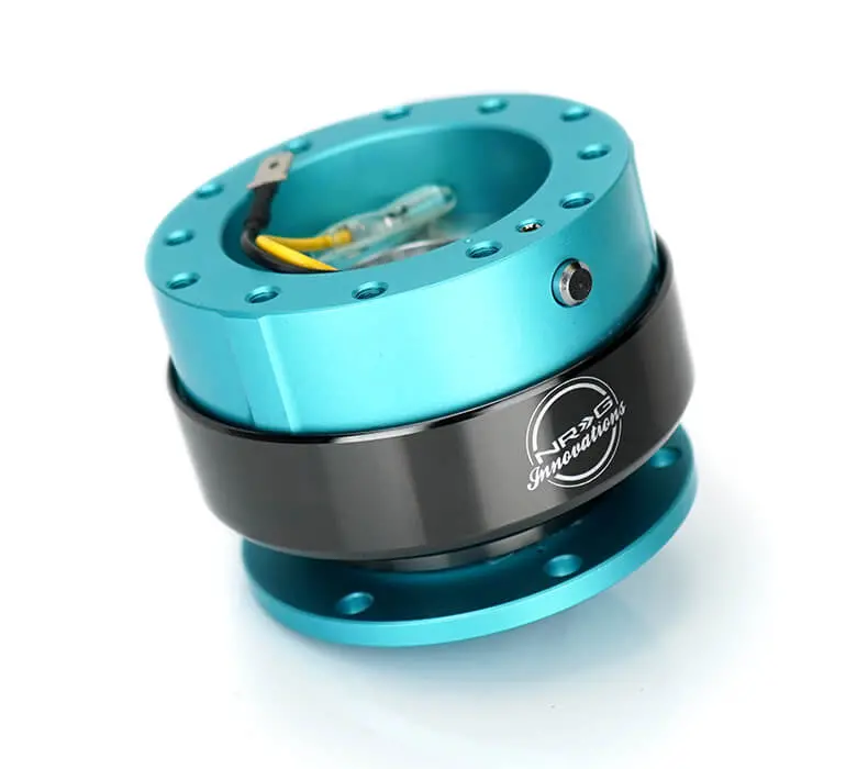 Nrg Quick Release Adapter- Minty Fresh / Titanium Chrome Ring - Gen 2.0 - Srk-200Mf 1