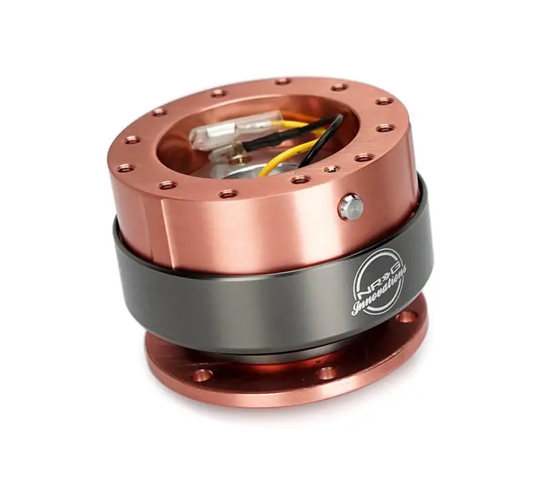 Nrg Quick Release Adapter- Rose Blush Body/ Titanium Chrome Ring - Gen 2.0 - Srk-200Rb 1