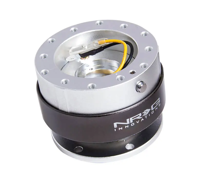Nrg Quick Release Adapter - Silver Body/Titanium Chrome Ring - Gen 2.0 - Srk-200Sl 1