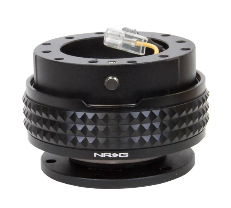 Nrg Quick Release Adapter - Black Body / Black Pyramid Ring - 2.1 Pyramid Series - Srk-210Bk-Bk 1