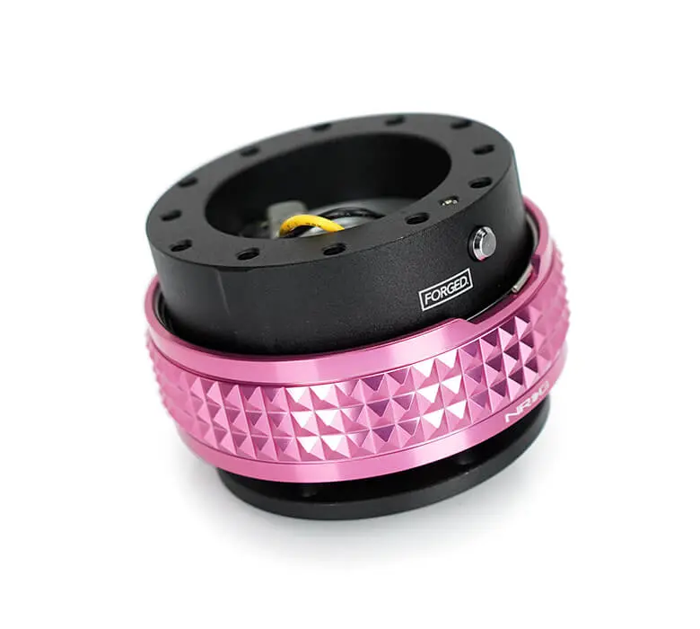 Nrg Quick Release Adapter- Black Body / Pink Pyramid Ring - 2.1 Pyramid Series - Srk-210Bk-Pk 1