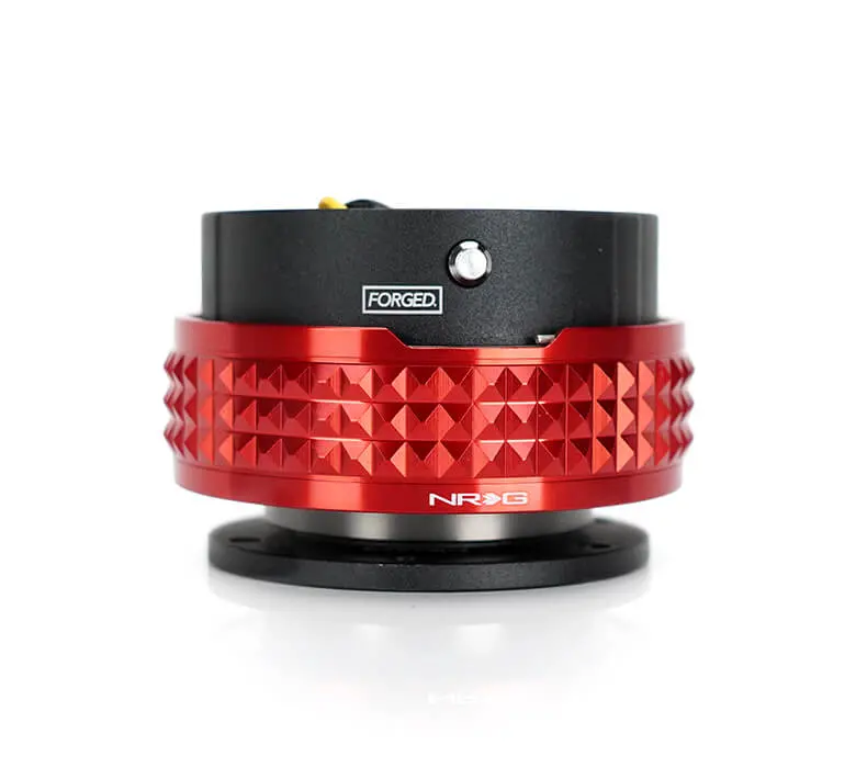 Nrg Quick Release Adapter - Black Body / Red Pyramid Ring - 2.1 Pyramid Series - Srk-210Bk-Rd 1