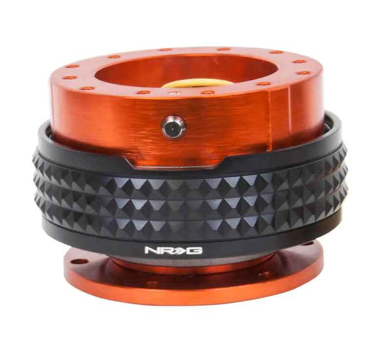 Nrg Quick Release Kit - Orange Body / Black Pyramid Ring - 2.1 Pyramid Series - Srk-210Or-Bk 1