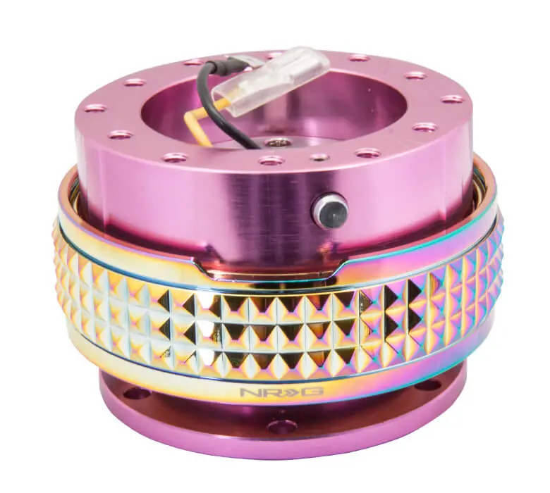 Nrg Quick Release Kit -Pink Body / Neochrome Pyramid Ring - 2.1 Pyramid Series - Srk-210Pk-Mc 1