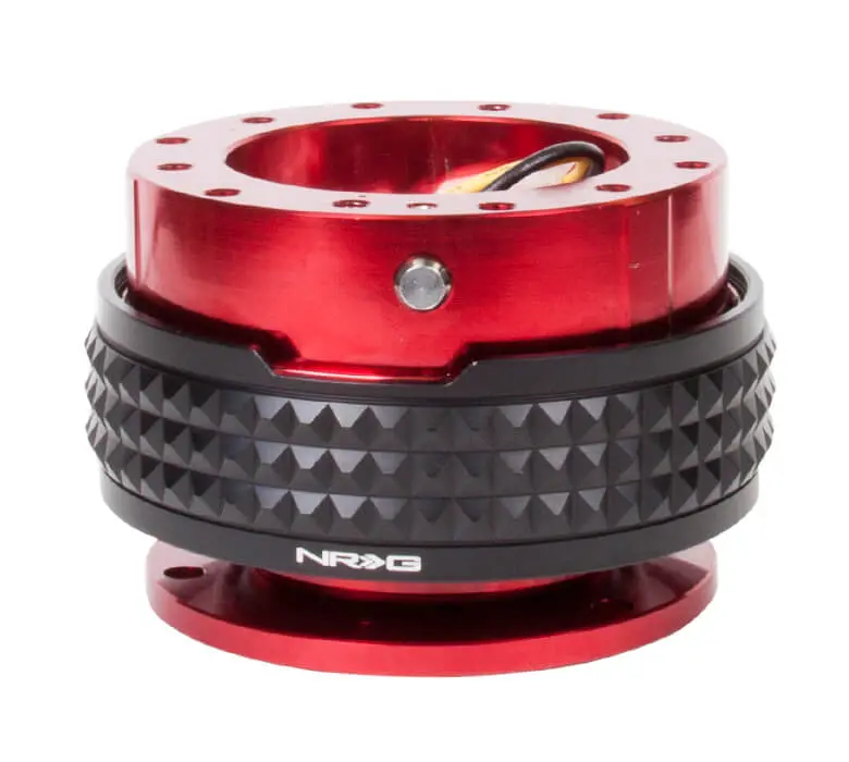 Nrg Quick Release Kit - Red Body / Black Pyramid Ring - 2.1 Pyramid Series - Srk-210Rd-Bk 1