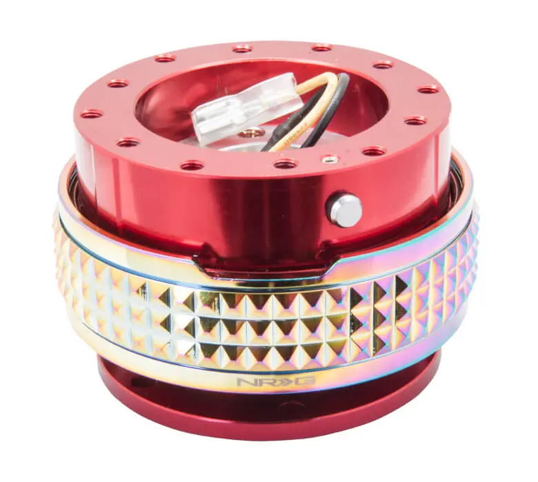 Nrg Quick Release Kit - Red Body / Neochrome Pyramid Ring - 2.1 Pyramid Series - Rk-210Rd-Mc 1