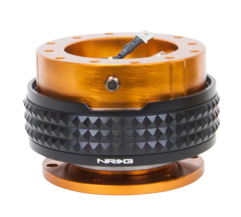 Nrg Quick Release Kit - Rose Gold Body / Black Pyramid Ring - 2.1 Pyramid Series - Srk-210Rg-Bk 1