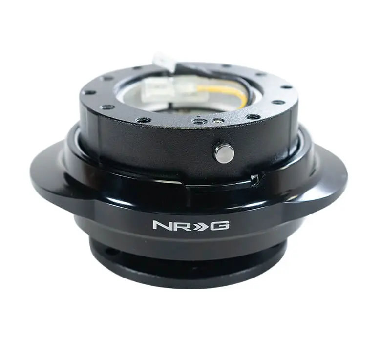 Nrg Quick Release Kit - Black Body / Shinny Black Oval Ring - 2.1 Pyramid Series - Srk-220Bk 1