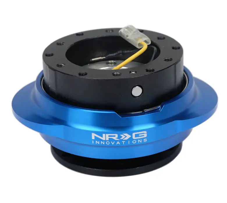 Nrg Quick Release Kit - Black Body / Shinny Blue Oval Ring - Gen 2.2 - Srk-220Bk/Bl 1