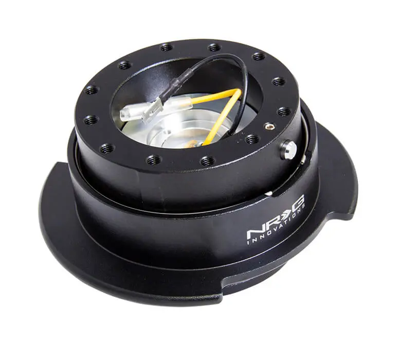 Nrg Quick Release Kit - Black/Black Ring W/ Finger Grooves - Gen 2.5 - Srk-250Bk 1